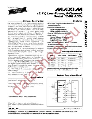 MAX146AEAP+ datasheet  